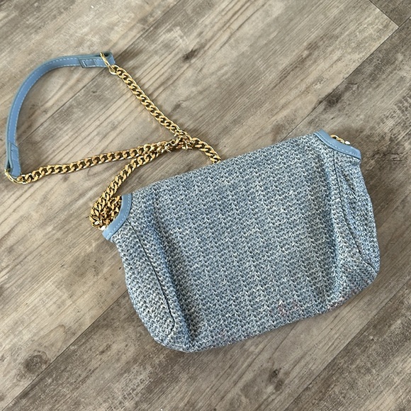 Zara tweed crossbody bag with floral embellishments - Picture 8 of 10